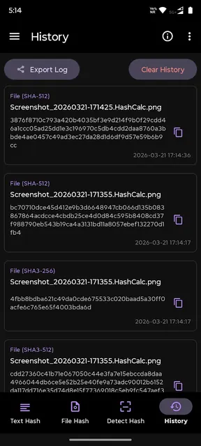 HashCalc: MD5, SHA-1, 256, 512 screenshot 6