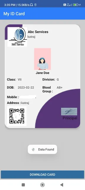 My ID card screenshot 6