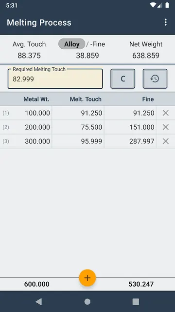 Gold - Silver Melting Process  screenshot 2