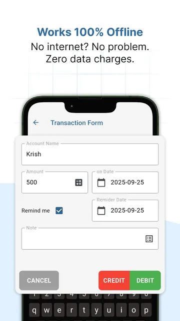Cashbook: Digital Khata Book screenshot 4