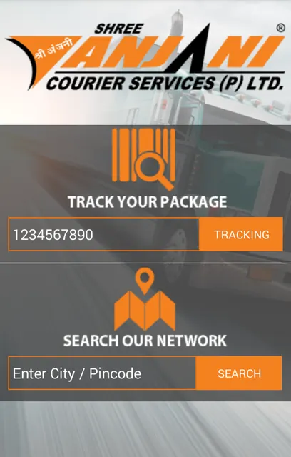 Shree Anjani Courier screenshot 1