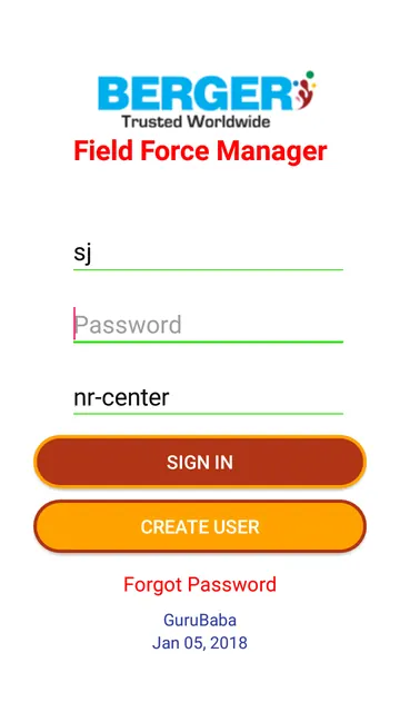 Berger Field Force Manager screenshot 1
