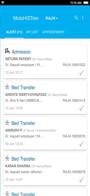 RxDx Doctors MobiHISTree screenshot 2