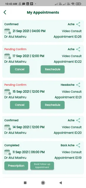 mumbai clinic screenshot 4