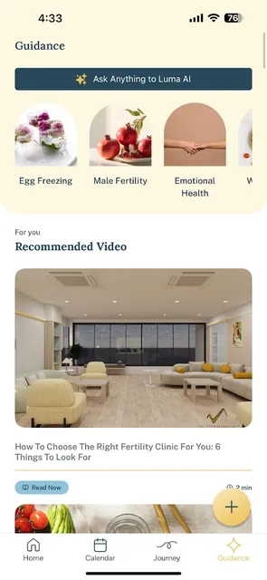 Luma Fertility screenshot 3