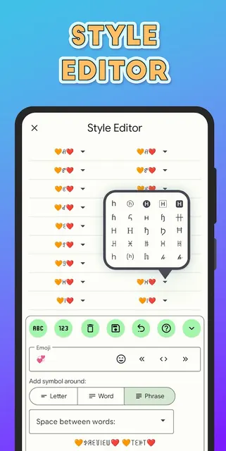 Stylish Text - Fonts Keyboard screenshot 5