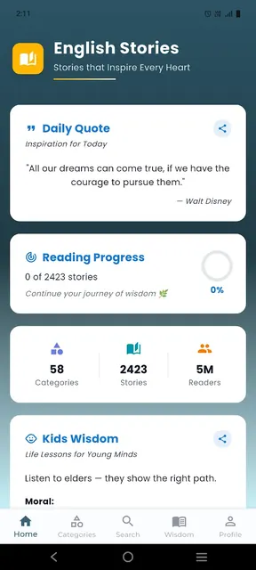 English Stories Offline screenshot 1