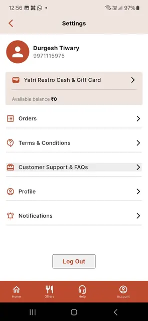 YatriRestro : Food on Train screenshot 5