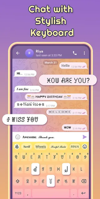 Stylish Keyboard-Fonts & Emoji screenshot 3