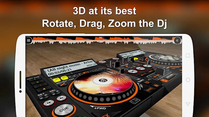 DiscDj 3D Music Player - 3D Dj screenshot 1