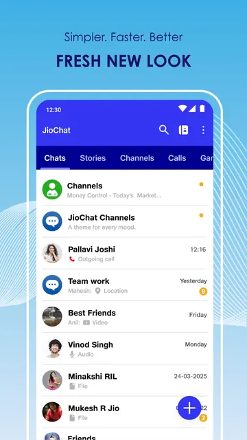 JioChat Messenger & Video Call screenshot 2