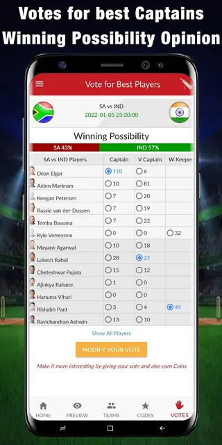 Possible11 Fantasy Sports screenshot 4