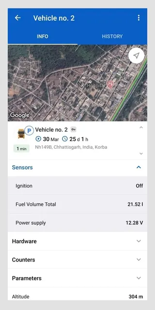 Nigraani Fuel screenshot 3
