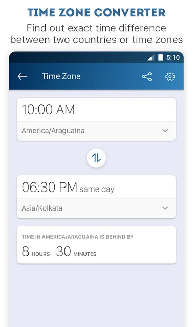Unit, Age, Time Zone Converter screenshot 2