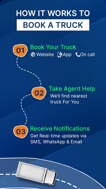 Truck Booking App - Truck Guru screenshot 1