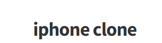 Iphone clone logo