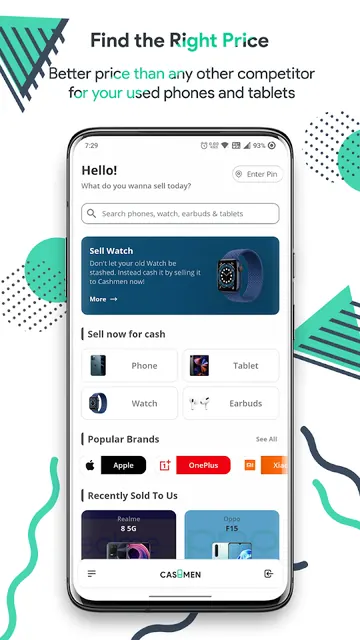 Cashmen: Sell Old Phone Online screenshot 1