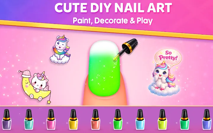 Nail Salon Makeover Girl Games screenshot 3