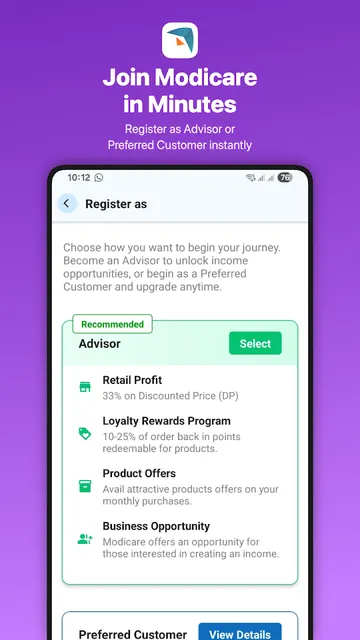 Modicare screenshot 1