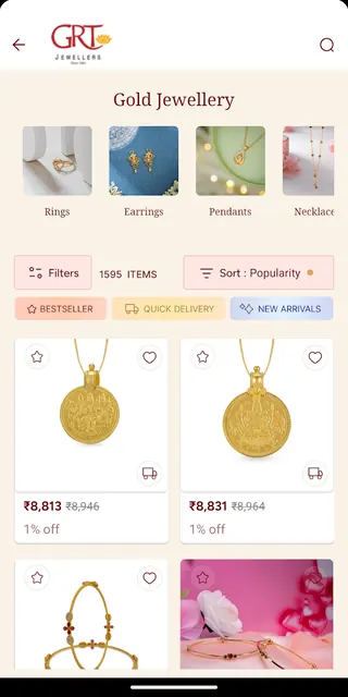 GRT Jewellers Online Shopping screenshot 3