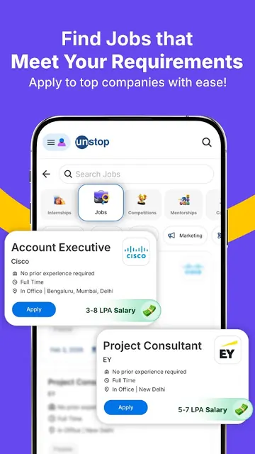 Unstop: Jobs & Internships screenshot 1