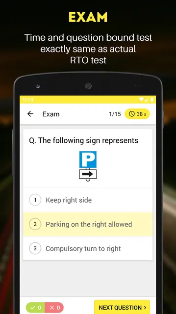RTO Exam: Driving Licence Test screenshot 5