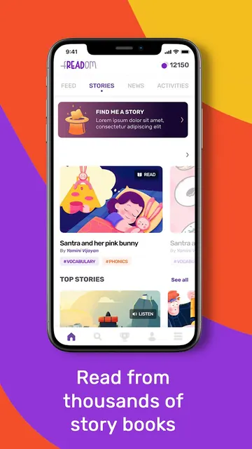 fREADom - English Reading App screenshot 2