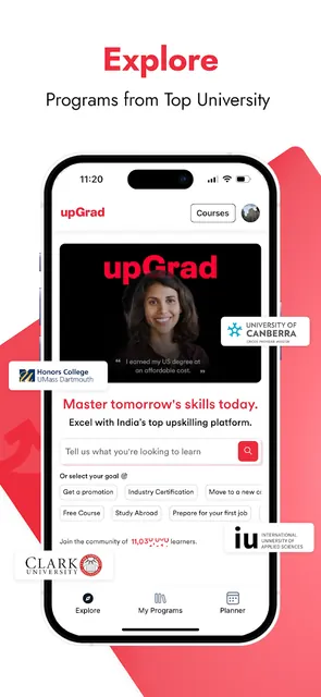 upGrad screenshot 1