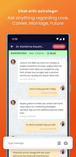 NamoAstro -Talk to Astrologers screenshot 4