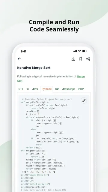 GeeksforGeeks - Learn To Code screenshot 5