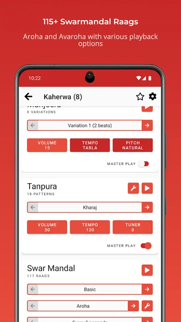 Rhythm with Tabla & Tanpura screenshot 5