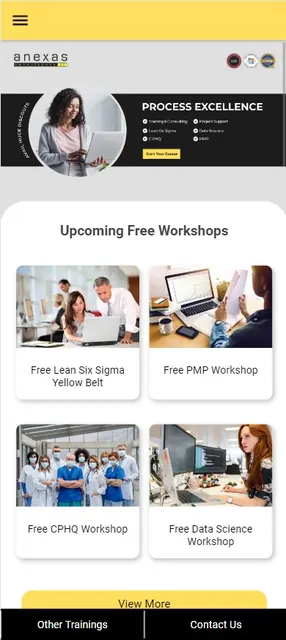 Anexas Certification screenshot 1