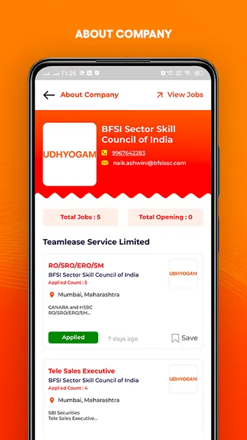 UDHYOGAM- Unnati Job Portal screenshot 6