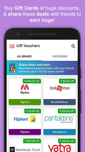 CashNGifts Shopping & Cashback screenshot 1