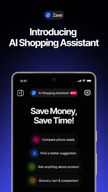 Zave: AI Shopping Assistant screenshot 1