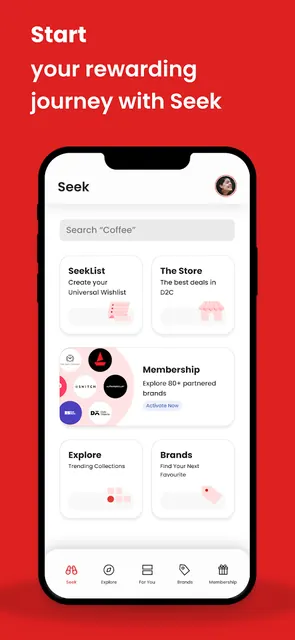 Seek Rewards - AI Shopping screenshot 1