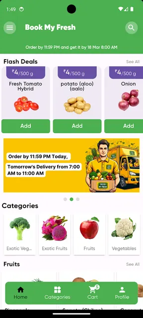 BookMyFresh screenshot 1
