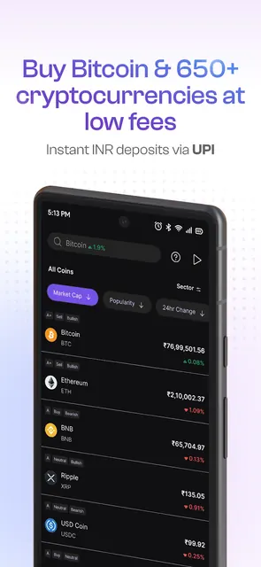 Mudrex : Bitcoin & Crypto App screenshot 5