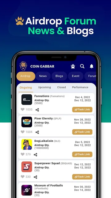 Coingabbar: Live Crypto Prices screenshot 4