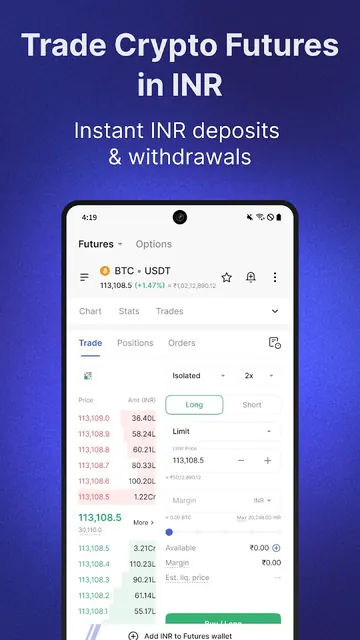 CoinDCX: Bitcoin Crypto App screenshot 2