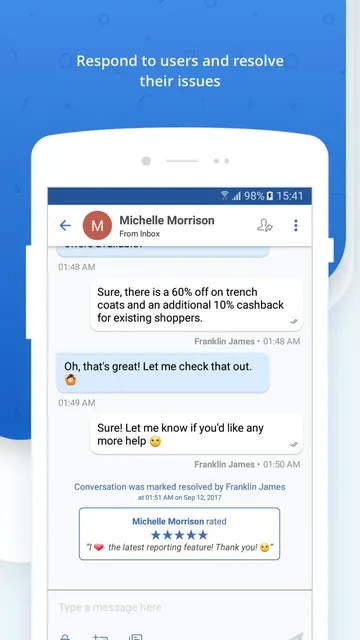 Freshchat screenshot 2