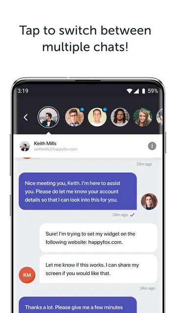 HappyFox Chat 2.0 screenshot 2