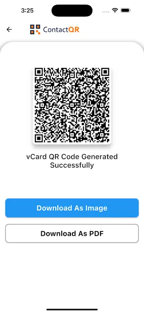 ContactQR screenshot 3
