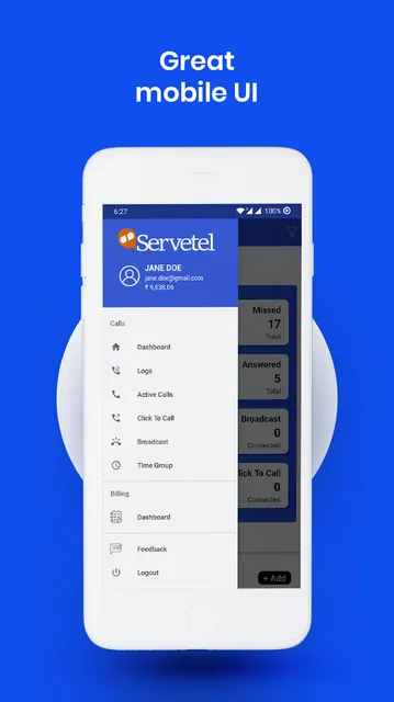 Servetel - Admin App screenshot 3