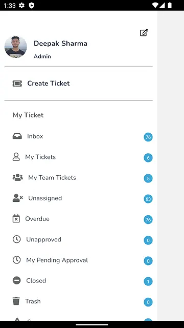 Faveo Helpdesk screenshot 5