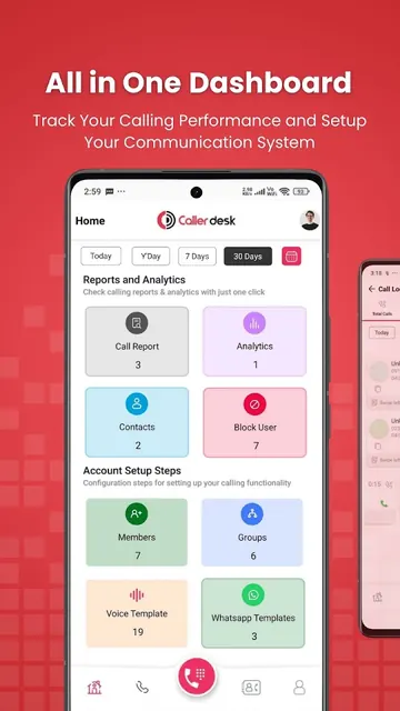 CallerDesk screenshot 1