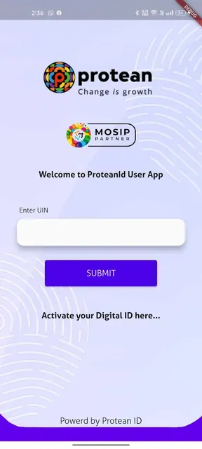 ProteanId User App screenshot 1