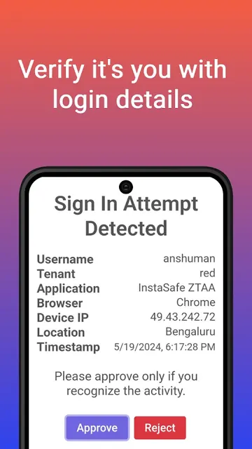 InstaSafe Authenticator screenshot 4