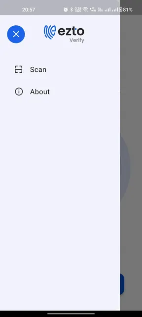 ezto verify screenshot 2