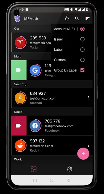 MFAuth -Fast 2FA Authenticator screenshot 2
